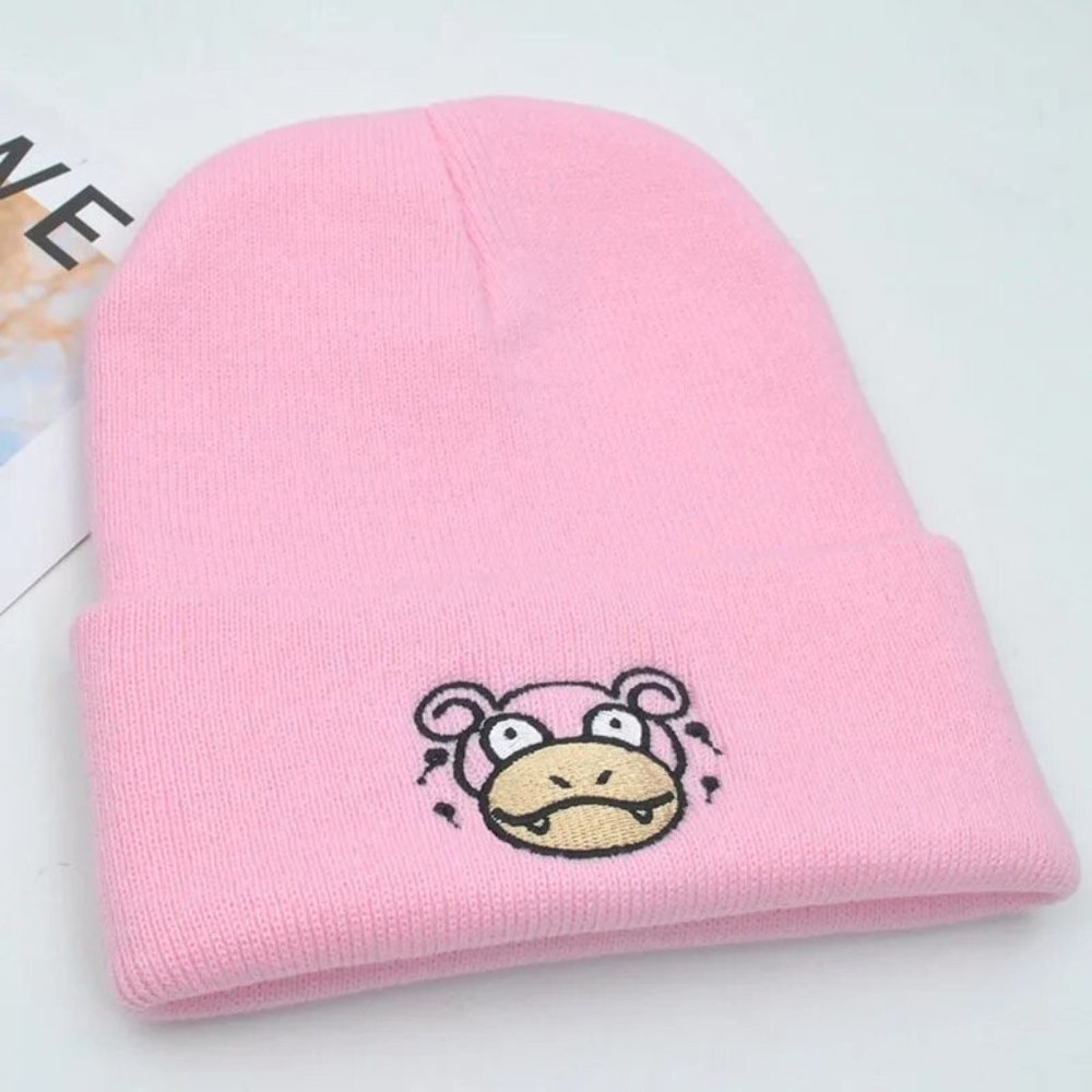 Pink Pokemon Slowpoke Beanie